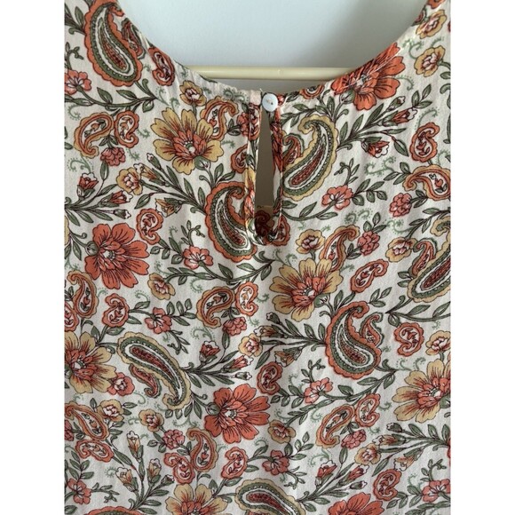 Patrons of Peace Tiered Babydoll Cottage Dress Womens XS Floral Boho Peasant - Picture 7 of 9